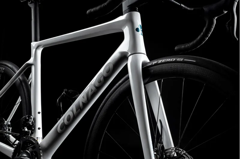 Colnago V4Rs Disc Carbon Road Frameset White Silver RVWH-4